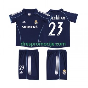 Real Madrid BECKHAM 23 2006 Dres Retro Dječji Gostujući 2005 Kratkih Rukava